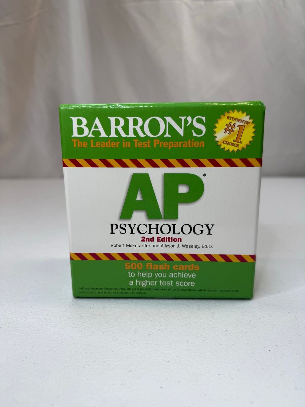 Barron's AP Psychology Flash Cards, 2nd Edition by Robert McEntarffer and...